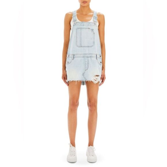 NWT Revolve SER.O.YA Moe Mini Blue Dress Overall Denim Size XXS - Picture 6 of 11